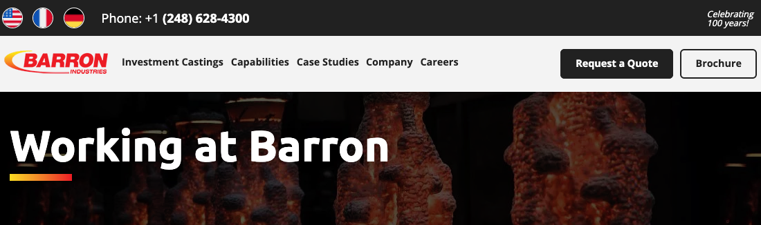 Barron Industries Inc