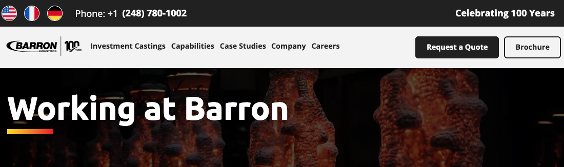 Barron Industries Inc